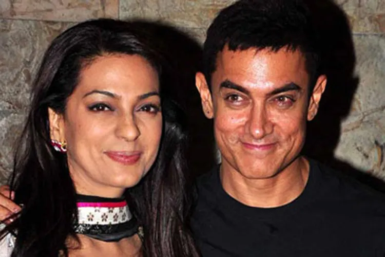 Aamir Khan Juhi Chawla fought during shooting of Ishq and did not speak for 7 years Aamir Khan Juhi Chawla fought during shooting of Ishq and did not speak for 7 years- India TV Hindi