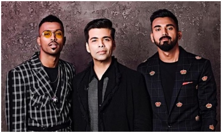 Hardik pandya, karan johar and KL Rahul Hardik pandya, karan johar and KL Rahul- India TV Hindi