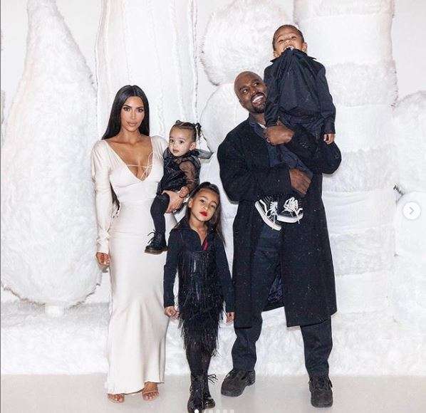 Kim Kardashian, Kanye West with their kids Kim Kardashian, Kanye West with their kids- India TV Hindi