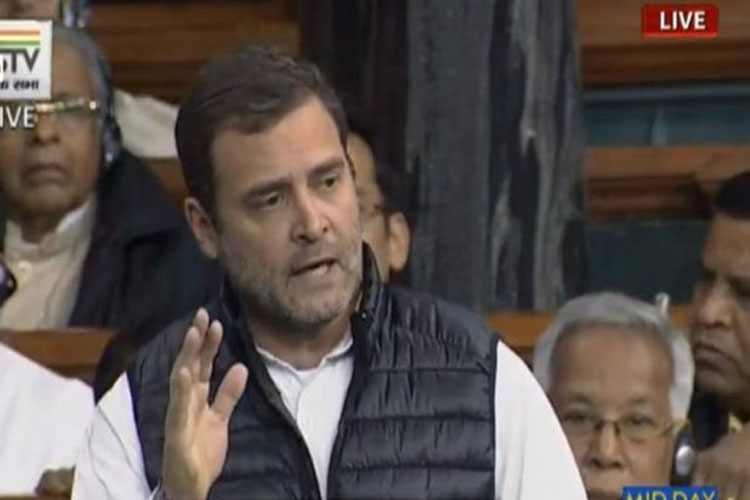 Rahul Gandhi first threatens to play Rafale audio tape in lok sabha then withdraws Rahul Gandhi first threatens to play Rafale audio tape in lok sabha then withdraws- India TV Hindi