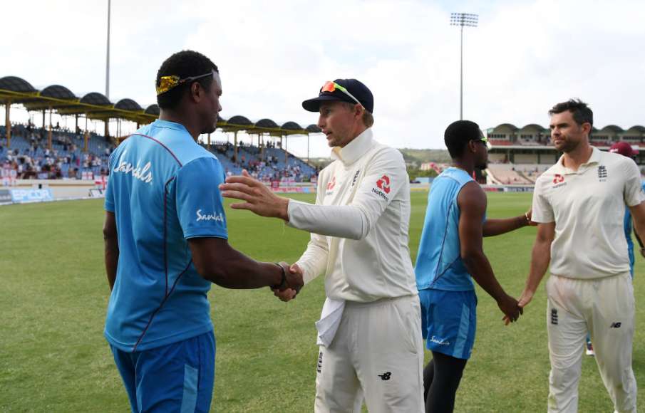 Shannon Gabriel And Joe Root Shannon Gabriel And Joe Root- India TV Hindi