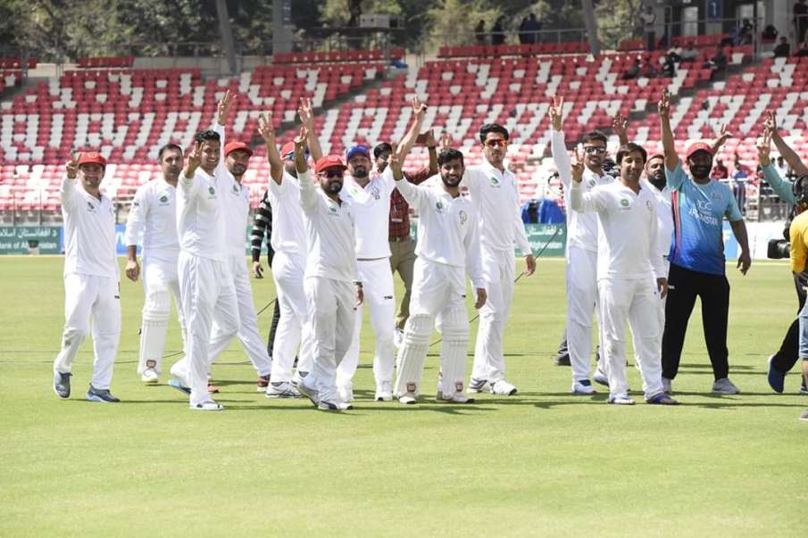 देहरादून टेस्ट: अपने दूसरे ही टेस्ट मैच में अफगानिस्तान ने दर्ज की ऐतिहासिक जीत, हासिल की बड़ी उपलब् देहरादून टेस्ट: अपने दूसरे ही टेस्ट मैच में अफगानिस्तान ने दर्ज की ऐतिहासिक जीत, हासिल की बड़ी उपलब्- India TV Hindi