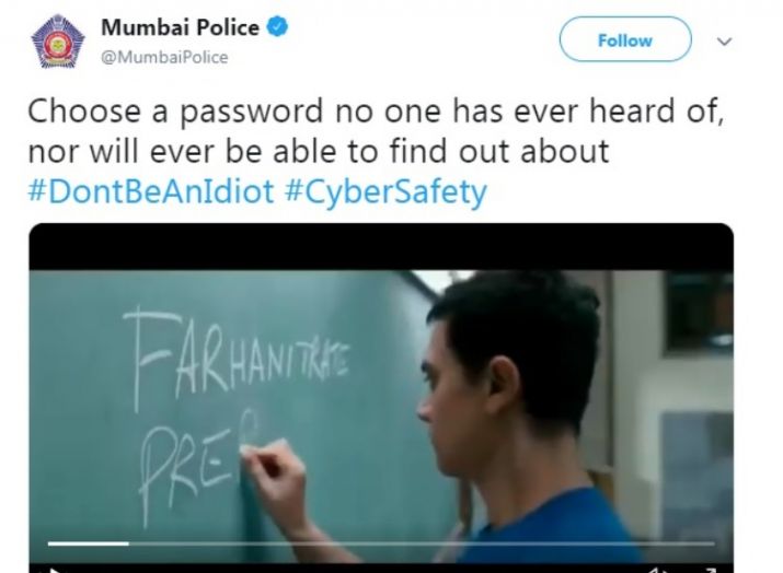 Mumbai police tweet's screenshot- India TV Hindi