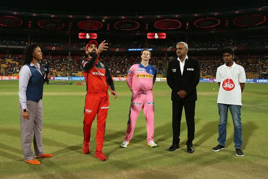 IPL 2019, RCB vs RR: Virat Kohli lost his 10th toss in 13 matches and 6th in a row IPL 2019, RCB vs RR: Virat Kohli lost his 10th toss in 13 matches and 6th in a row- India TV Hindi