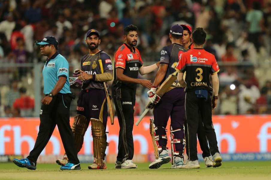 IPL 2019, KKR vs RCB : रसल और राणा की पॉवर हिटिंग बेकार, विराट कोहली के धमाकेदार शतक से जीती आरसीबी - India TV Hindi