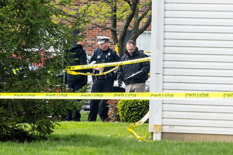 Police tape cordons off the scene where multiple people were found dead Sunday night in West Chester Police tape cordons off the scene where multiple people were found dead Sunday night in West Chester- India TV Hindi