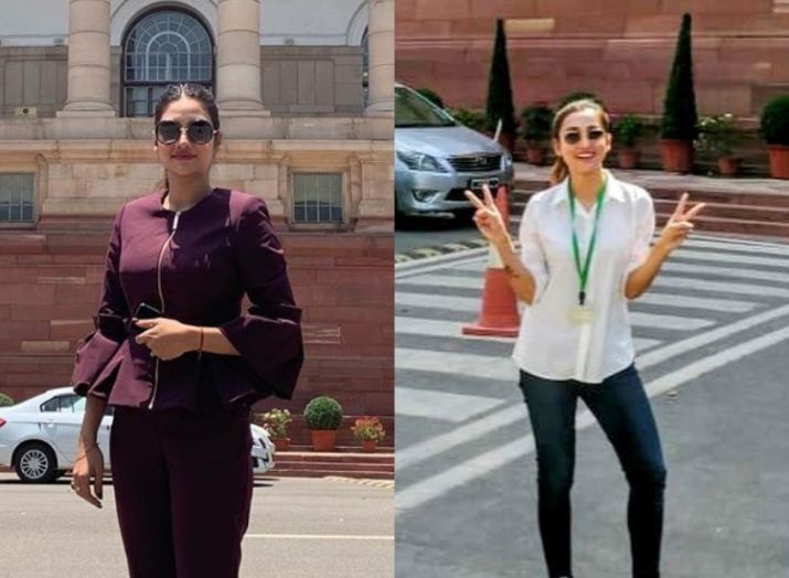 Mimi Chakraborty and Nusrat Jahan Mimi Chakraborty and Nusrat Jahan- India TV Hindi