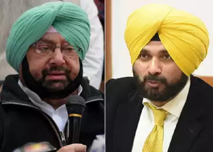 Captain Amrinder Singh vs Siddhu in punjab Captain Amrinder Singh vs Siddhu in punjab- India TV Hindi