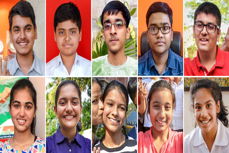 10 of the 13 toppers of Central Board of Secondary Education (CBSE) class 10th examinations 10 of the 13 toppers of Central Board of Secondary Education (CBSE) class 10th examinations- India TV Hindi