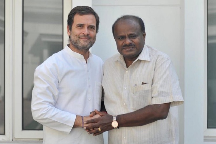 HD Kumaraswamy and Rahul Gandhi HD Kumaraswamy and Rahul Gandhi- India TV Hindi