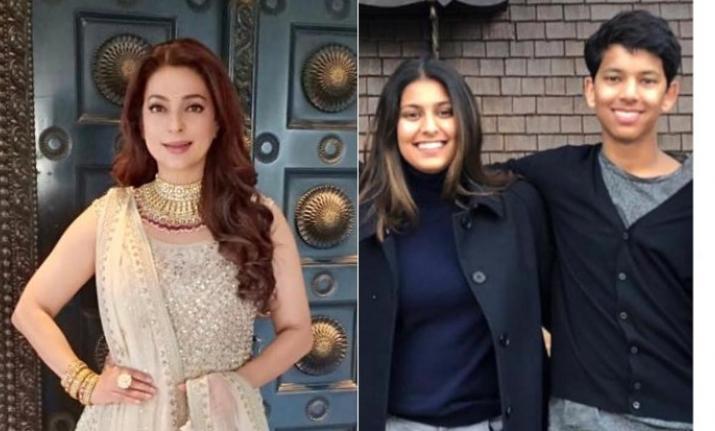 Juhi chawla with her children Juhi chawla with her children- India TV Hindi