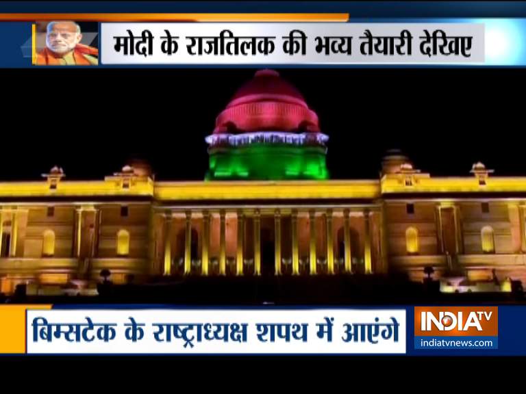 ऐसा होगा शपथग्रहण समारोह, मोदी के राजतिलक की भव्य तैयारी ऐसा होगा शपथग्रहण समारोह, मोदी के राजतिलक की भव्य तैयारी- India TV Hindi