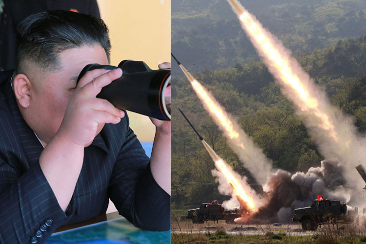 Kim Jong Un and Korean Missiles | AP Photo Kim Jong Un and Korean Missiles | AP Photo- India TV Hindi