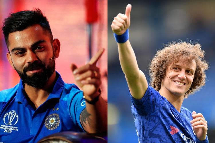 ब्राजील के पूर्व कप्तान डेविड लुइज ने 'भाई' विराट कोहली को विश्व कप के लिए दी शुभकामनाएं ब्राजील के पूर्व कप्तान डेविड लुइज ने 'भाई' विराट कोहली को विश्व कप के लिए दी शुभकामनाएं- India TV Hindi