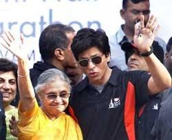 sheila Dikshit and shahrukh khan sheila Dikshit and shahrukh khan- India TV Hindi