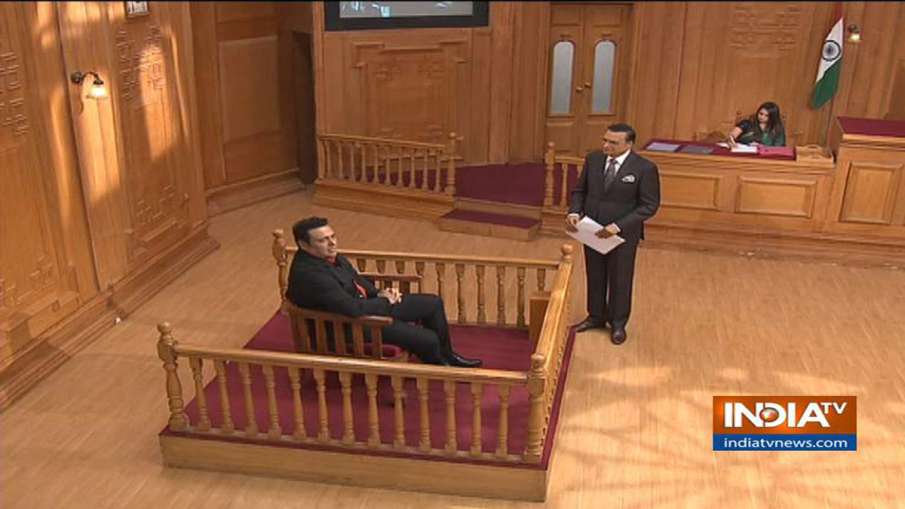 Aap Ki Adalat, Govinda, Rajat sharma Aap Ki Adalat, Govinda, Rajat sharma- India TV Hindi