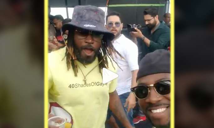 Chris Gayle, Andre Rusell, and Yuvraj Singh Chris Gayle, Andre Rusell, and Yuvraj Singh- India TV Hindi