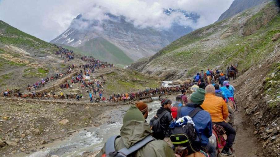 Amarnath Yatra suspended due heavy rain prediction Amarnath Yatra suspended due heavy rain prediction- India TV Hindi
