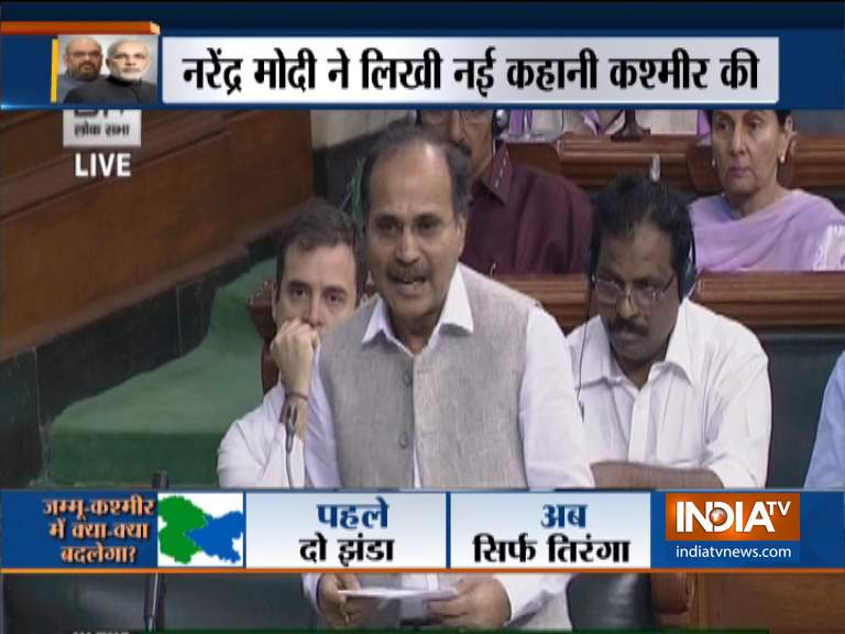 Kashmir Issue is being monitored since 1948 by the UN says Adhir Ranjan Chowdhury of Congress Kashmir Issue is being monitored since 1948 by the UN says Adhir Ranjan Chowdhury of Congress- India TV Hindi