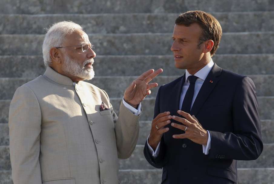 French President Emmanuel Macron and Prime... French President Emmanuel Macron and Prime...- India TV Hindi