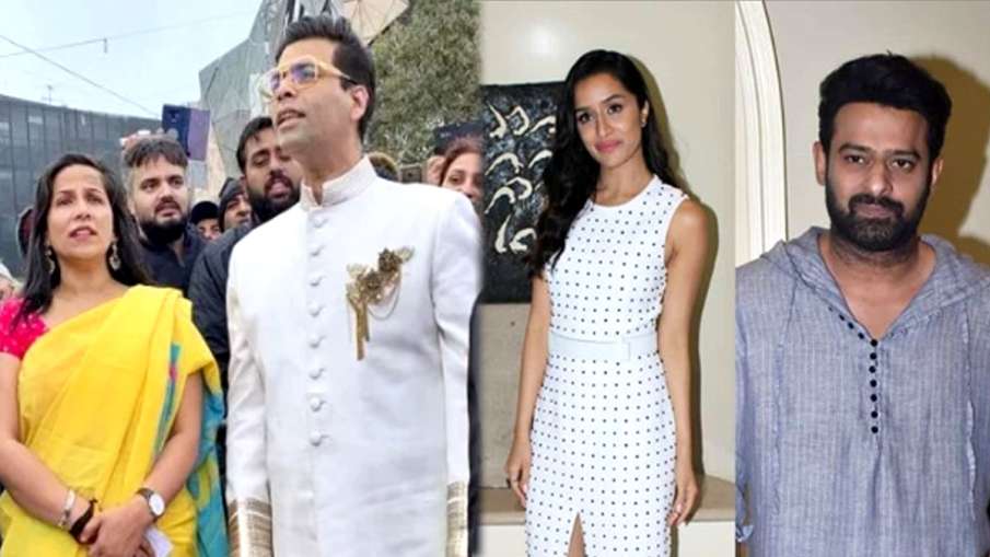 Karan Johar, Shraddha Kapoor and Prabhas Karan Johar, Shraddha Kapoor and Prabhas- India TV Hindi