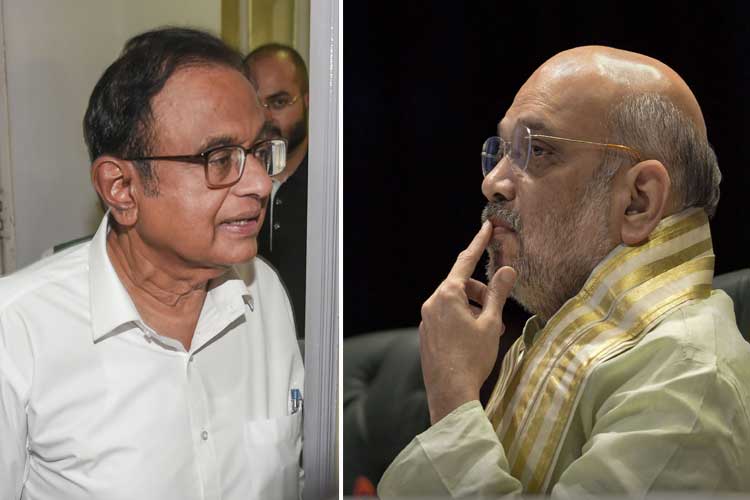 P Chiadambaram and Amit Shah P Chiadambaram and Amit Shah- India TV Hindi