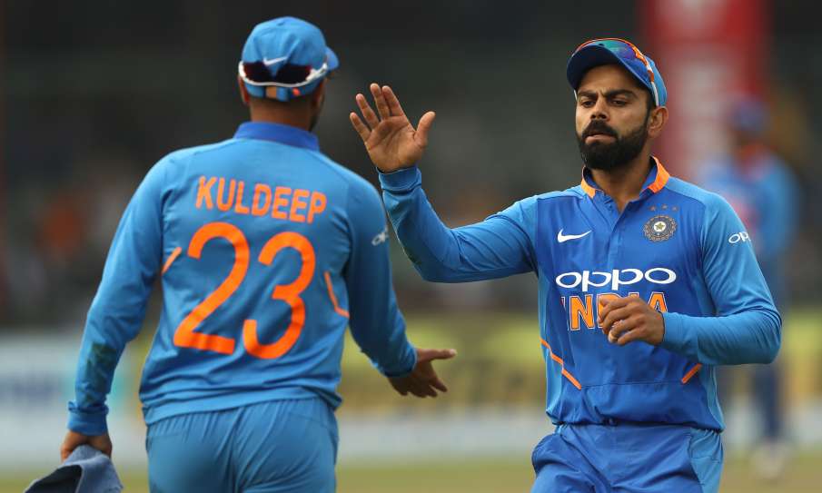 Kuldeep Yadav and Virat Kohli Kuldeep Yadav and Virat Kohli- India TV Hindi