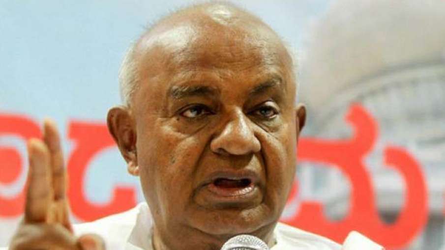 HD Deve Gowda targets Siddaramaiah again over collapse of Congress-JD(S) coalition government | PTI HD Deve Gowda targets Siddaramaiah again over collapse of Congress-JD(S) coalition government | PTI - India TV Hindi