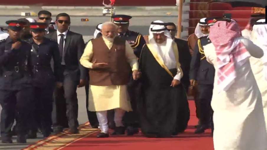 Prime Minister Narendra Modi reached Bahrain Prime Minister Narendra Modi reached Bahrain- India TV Hindi