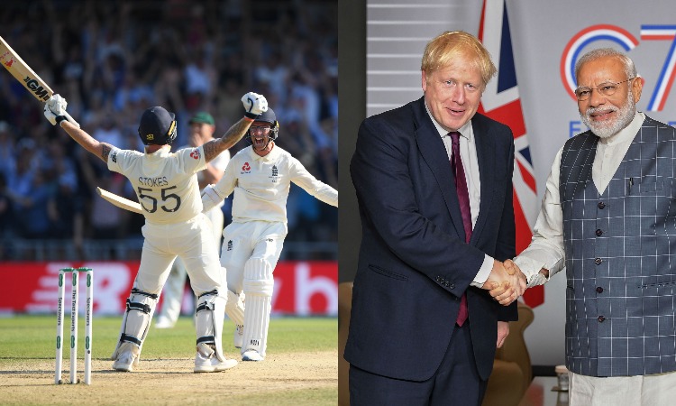 PM Modi and Britain pm Johnson PM Modi and Britain pm Johnson- India TV Hindi