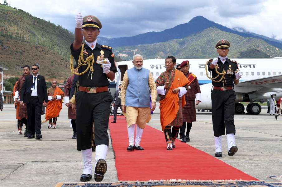 PM Narendra Modi in Bhutan PM Narendra Modi in Bhutan- India TV Hindi