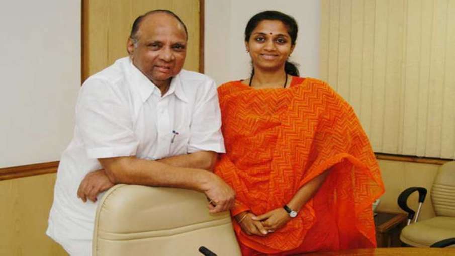 Shard Pawar and Supriya Sule Shard Pawar and Supriya Sule - India TV Hindi