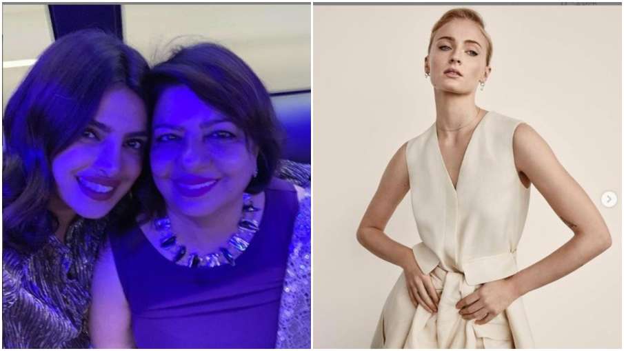 Priyanka chopra , madhu chopra and sophie turner Priyanka chopra , madhu chopra and sophie turner- India TV Hindi