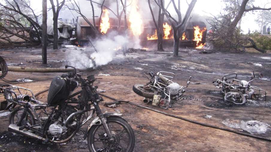 Several people killed in a fuel tanker explosion in Tanzania | AP Several people killed in a fuel tanker explosion in Tanzania | AP- India TV Hindi