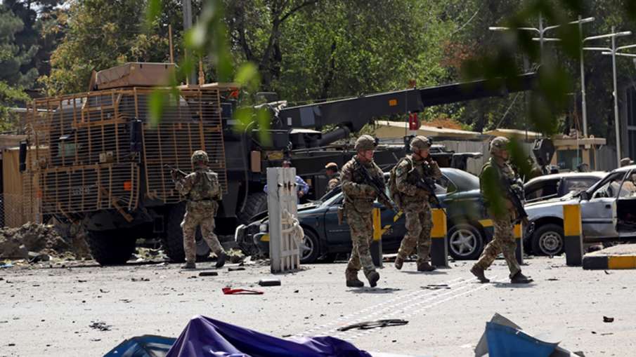 Taliban claim deadly attack near US embassy in Kabul | AP Taliban claim deadly attack near US embassy in Kabul | AP- India TV Hindi