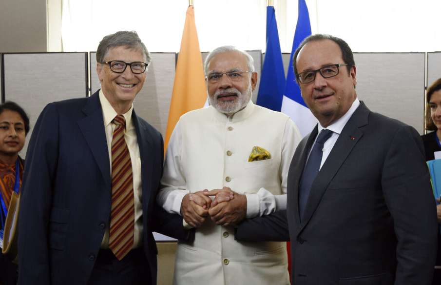PM Modi with Bill Gates PM Modi with Bill Gates- India TV Hindi