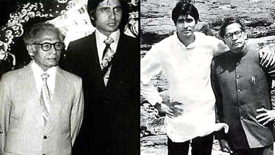 Amitabh Bachchan with father Harivansh Rai Bachchan Amitabh Bachchan with father Harivansh Rai Bachchan- India TV Hindi