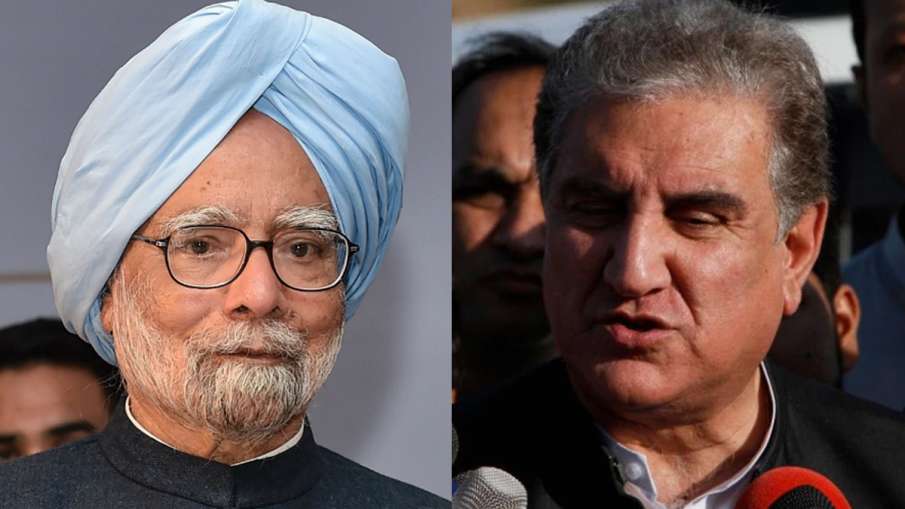 Manmohan Singh and Shah Mahmood Qureshi Manmohan Singh and Shah Mahmood Qureshi- India TV Hindi