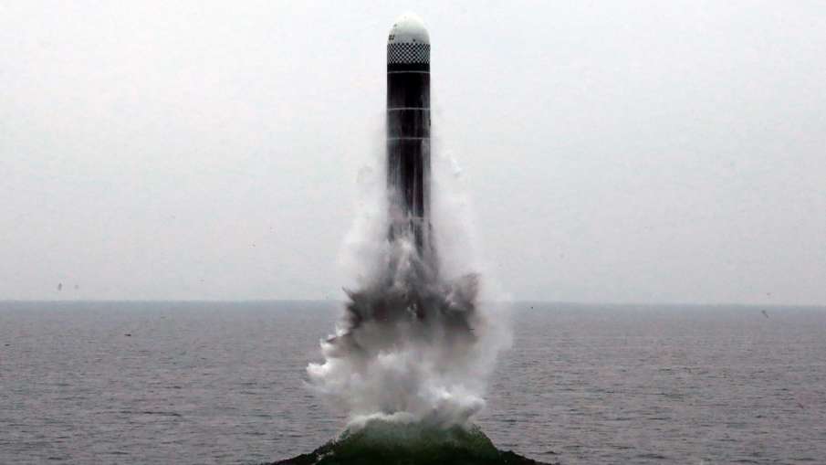 North Korea says it successfully tested new submarine-launched ballistic missile | AP North Korea says it successfully tested new submarine-launched ballistic missile | AP- India TV Hindi