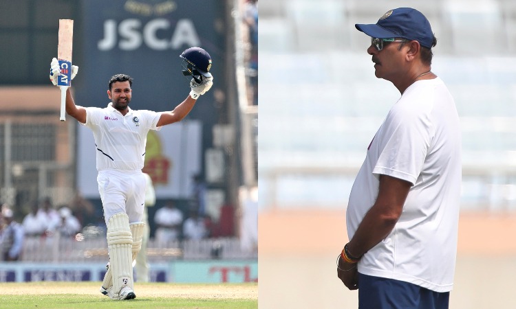 Rohit Sharma and Ravi Shastri Rohit Sharma and Ravi Shastri- India TV Hindi