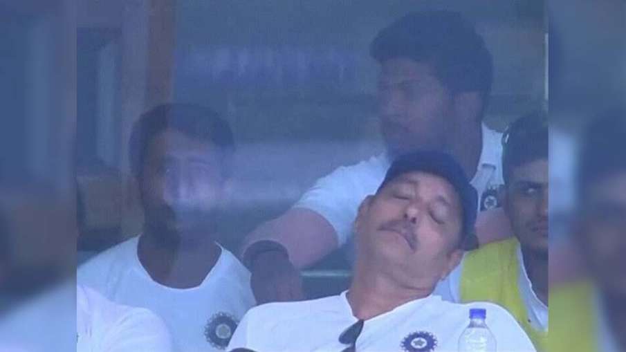 Ravi Shastri Sleeping Ravi Shastri Sleeping- India TV Hindi