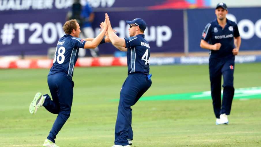 Scotland beat T20 World Cup ticket after beating UAE Scotland beat T20 World Cup ticket after beating UAE- India TV Hindi