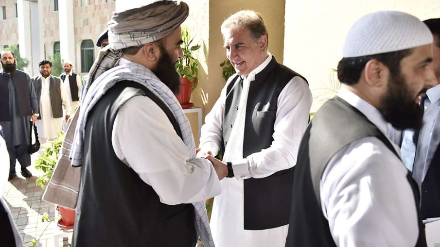 Taliban delegation meets Qureshi to push for revival of Afghan peace process | AP Taliban delegation meets Qureshi to push for revival of Afghan peace process | AP- India TV Hindi