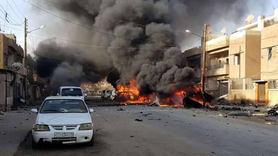 Turkey says border town of Ras al-Ain seized, Syria denies | AP Turkey says border town of Ras al-Ain seized, Syria denies | AP- India TV Hindi