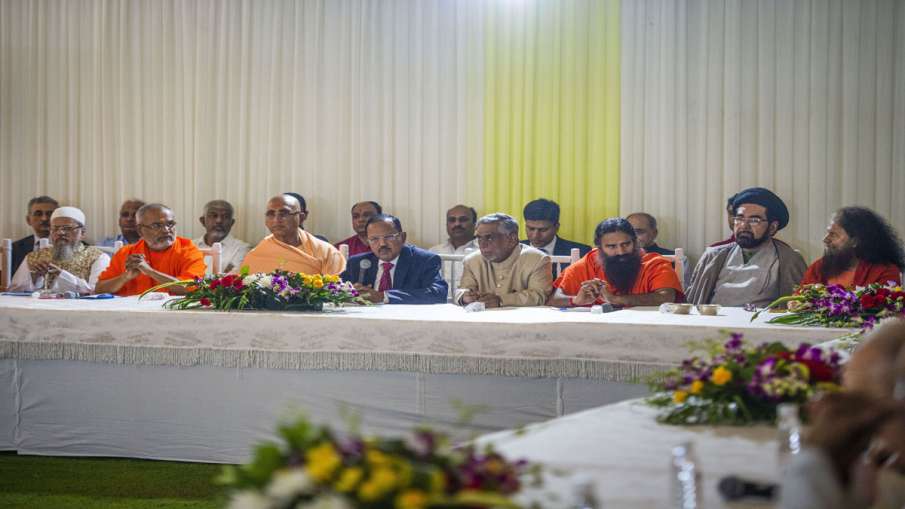 NSA Ajit Doval meets with religious leaders NSA Ajit Doval meets with religious leaders- India TV Hindi