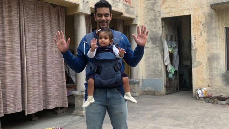 neha dhupia and angad bedi daughter mehr neha dhupia and angad bedi daughter mehr- India TV Hindi