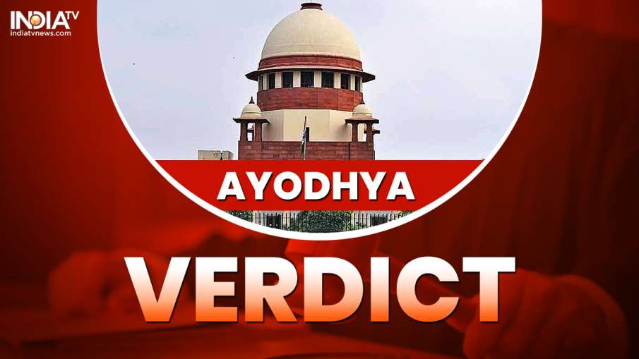 Ayodhya verdict Ayodhya verdict - India TV Hindi