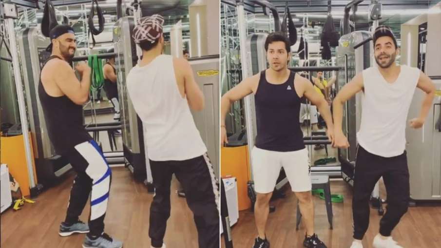 arjun kapoor varun dhwan and aparshakti khurrana accept bala challenge arjun kapoor varun dhwan and aparshakti khurrana accept bala challenge- India TV Hindi