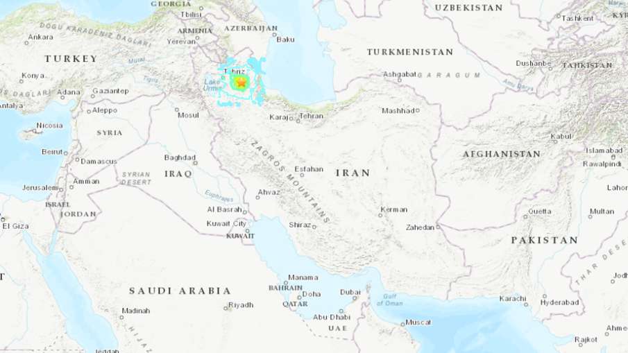 Deadly magnitude 5.9 earthquake hits northwestern Iran, 5 dead | USGS Deadly magnitude 5.9 earthquake hits northwestern Iran, 5 dead | USGS- India TV Hindi