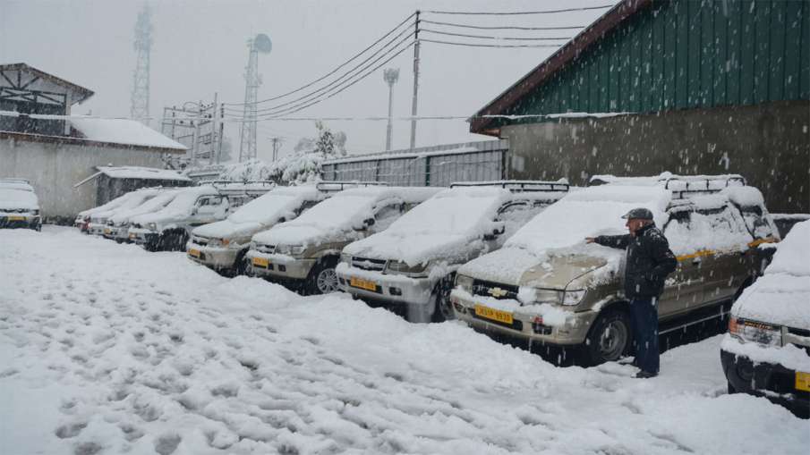 Jammu Kashmir Snow Fall Jammu Kashmir Snow Fall- India TV Hindi